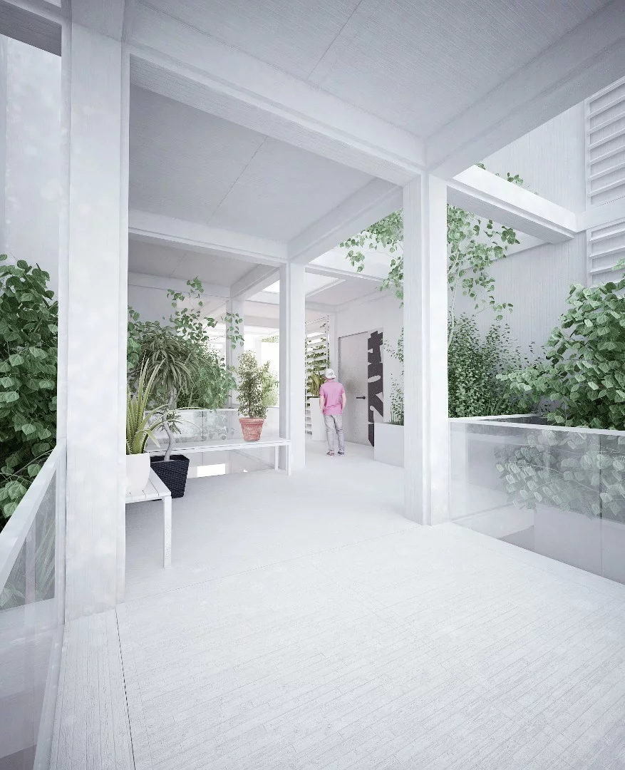 Elements in the apartments, including the walls, façade, ceiling, floors, balconies and plants, can be tailored to the preference of each resident