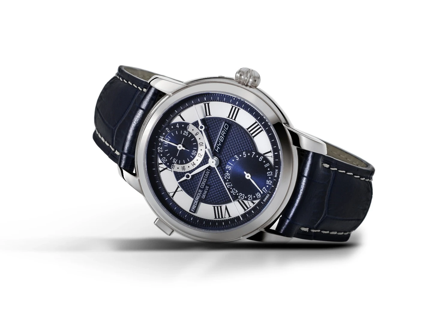 The Hybrid Manufacture with blue dial