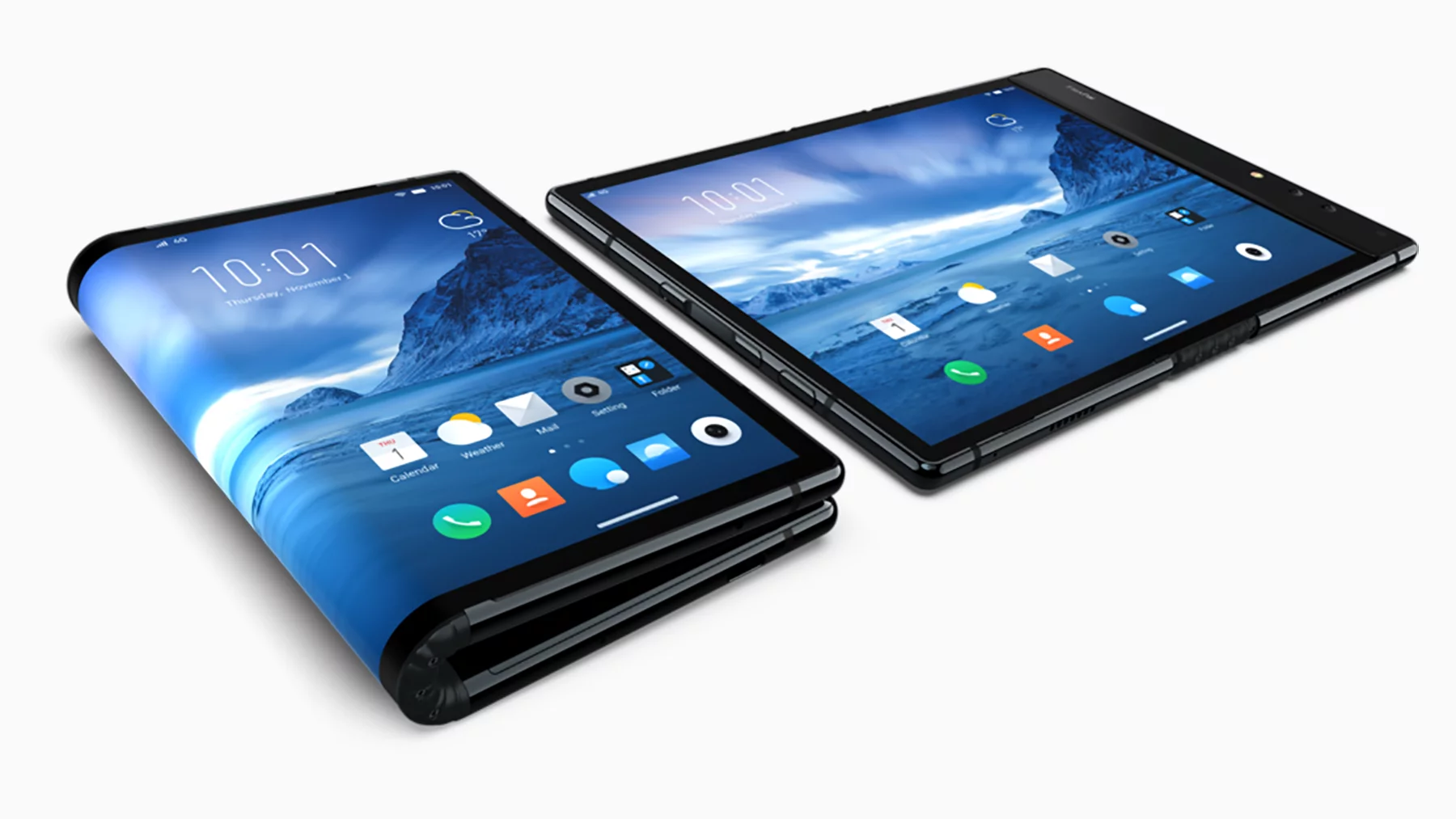 The Royole FlexPai folds out to be a tablet, and folds over to be a phone