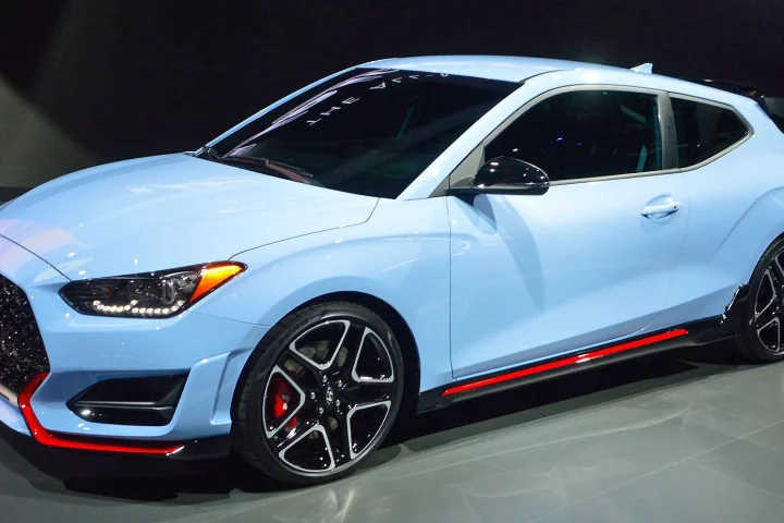 The new 2019 Hyundai Veloster features both a special Turbo and a high-performance N variant (shown here)