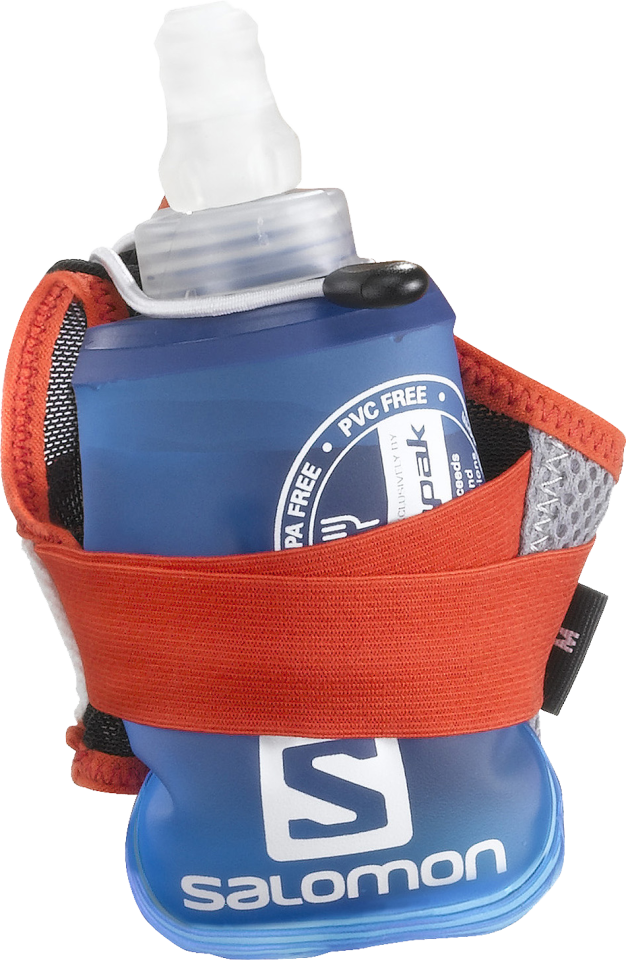 Salomon's handsfree water bottle gloves for runners