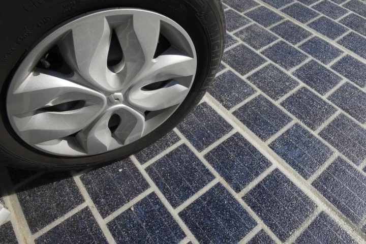 The Wattway panels running through Tourouvre are expected to produce somewhere in the region of 280 MWh of electricity per annum