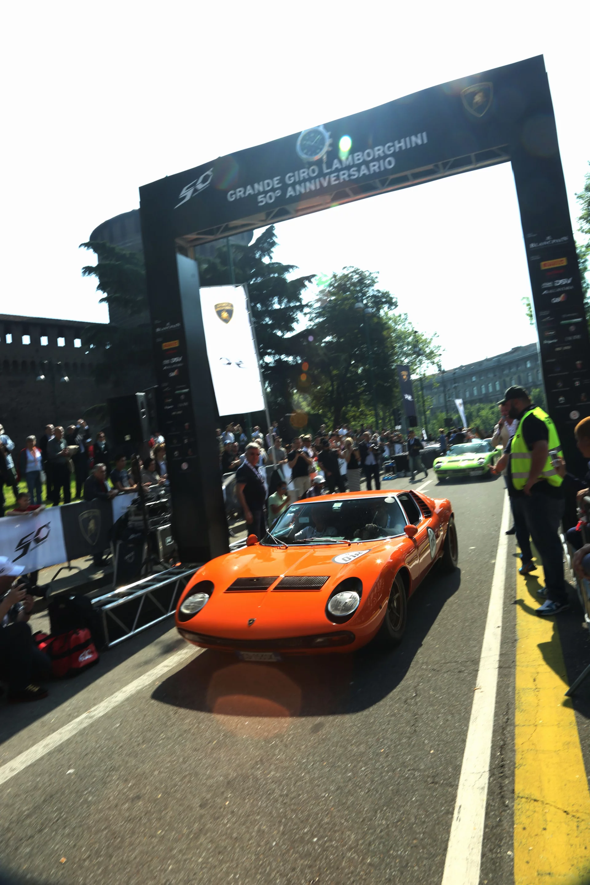Lamborghini's 3-day 50th Anniversary tour included 350 cars and over 190,000 combined horsepower