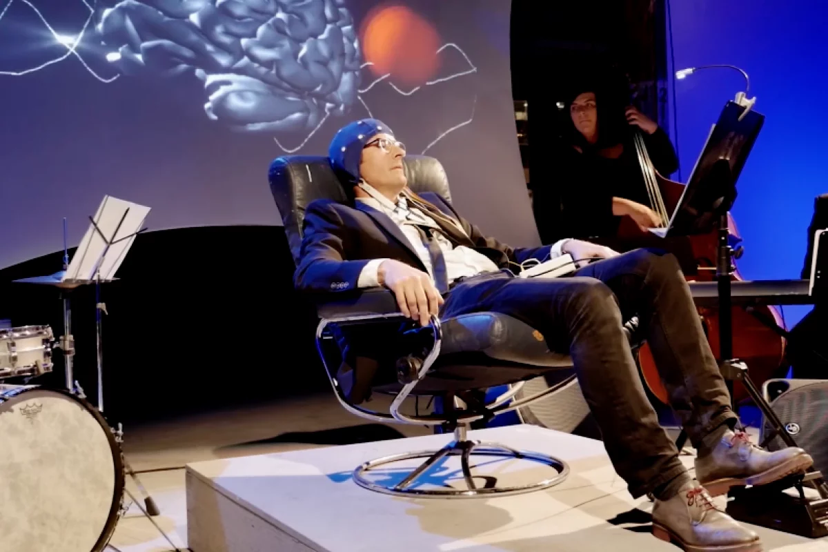 The Encephalophone, a musical instrument that can be played using the power of your mind.