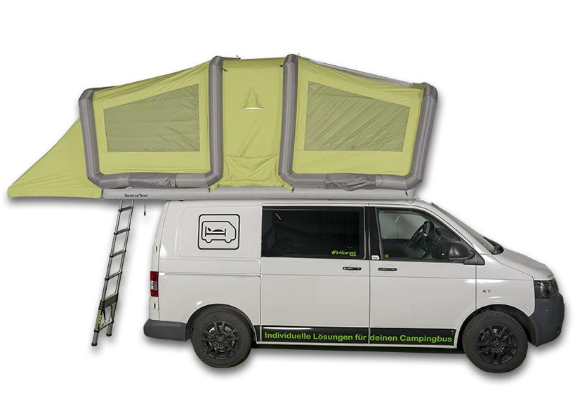 GentleTent calls the GT Sky Loft the largest roof-top tent in the world, and we haven't found anything to dispute that claim