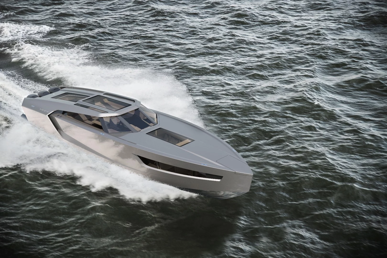 Flying Flipper worked with Red Yacht Design to create the distinctive vessel
