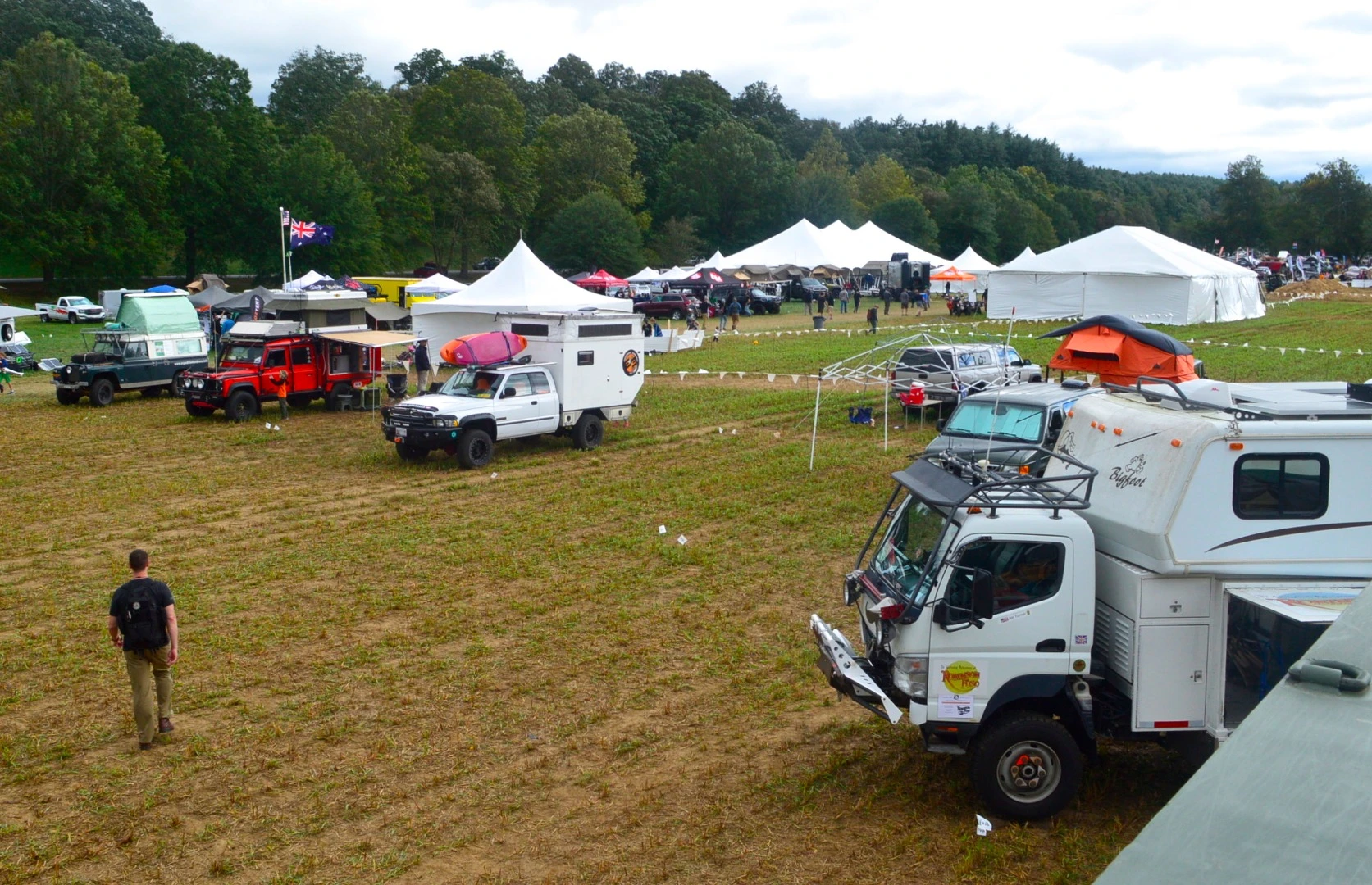 Overland Expo East as seen from above