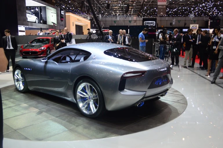 The Alfieri concept at the Geneva Motor Show (Photo: C.C. Weiss/Gizmag)