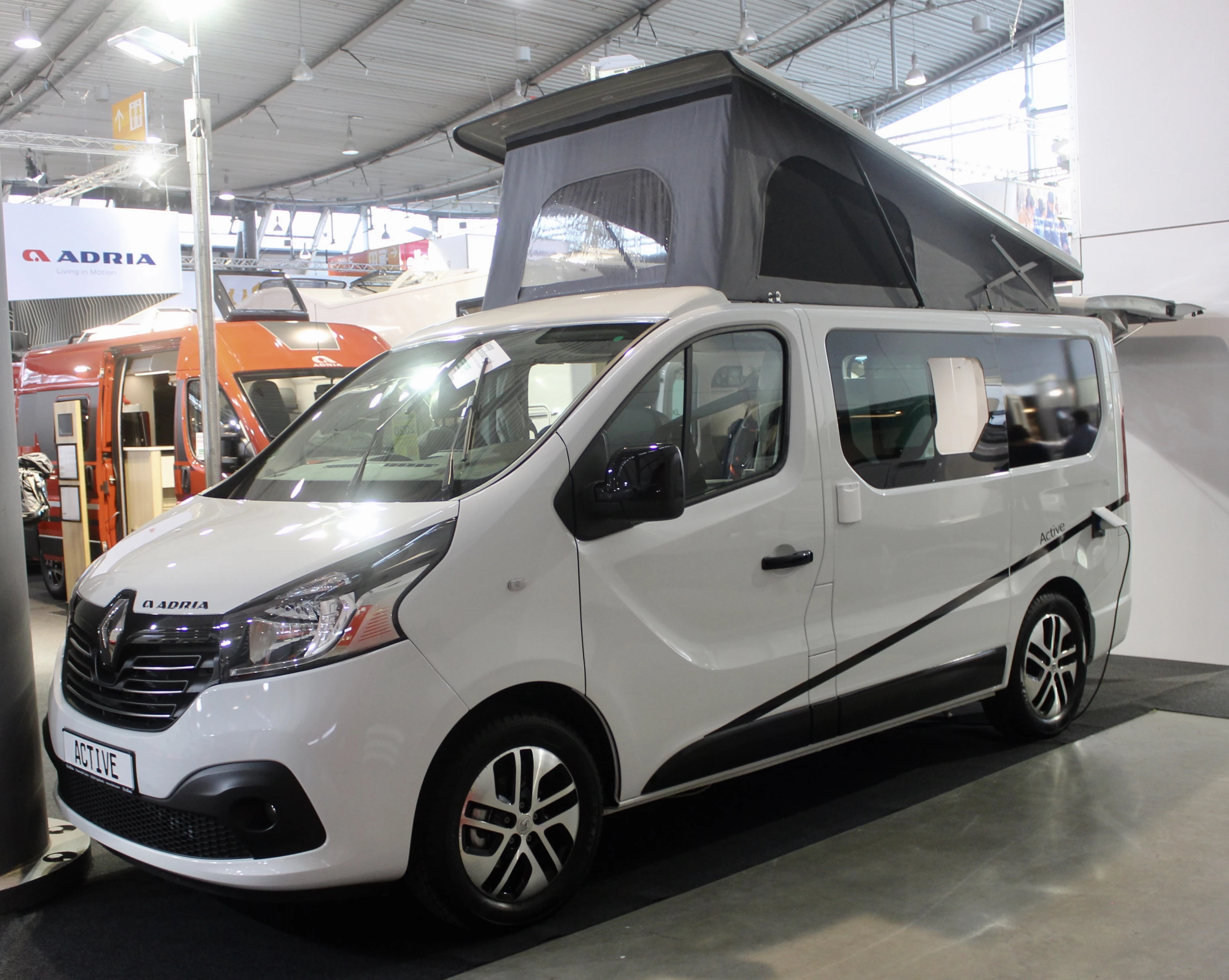 The Adria Active gets updated thanks to the refreshed Renault Trafic that it's based on