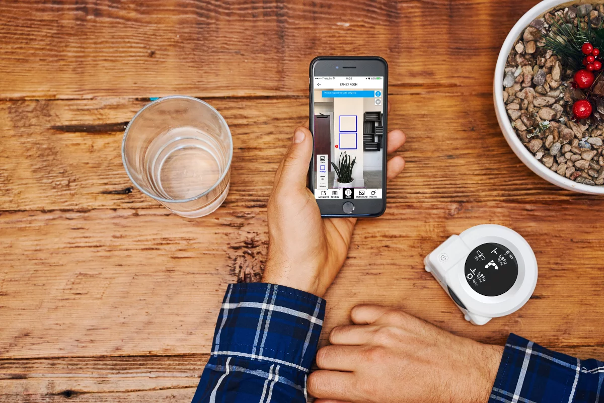 A look at the Plott app, which pairs with the Cubit for easier home improvement