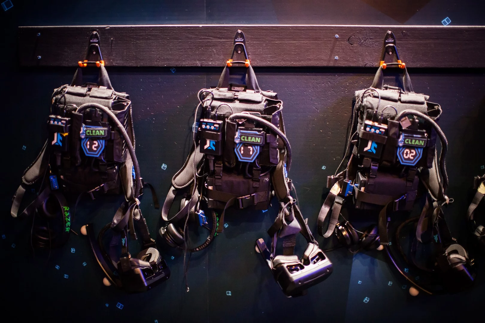 The brains of the Zero Latency operation sit inside backpacks, which contain the computers running the experience
