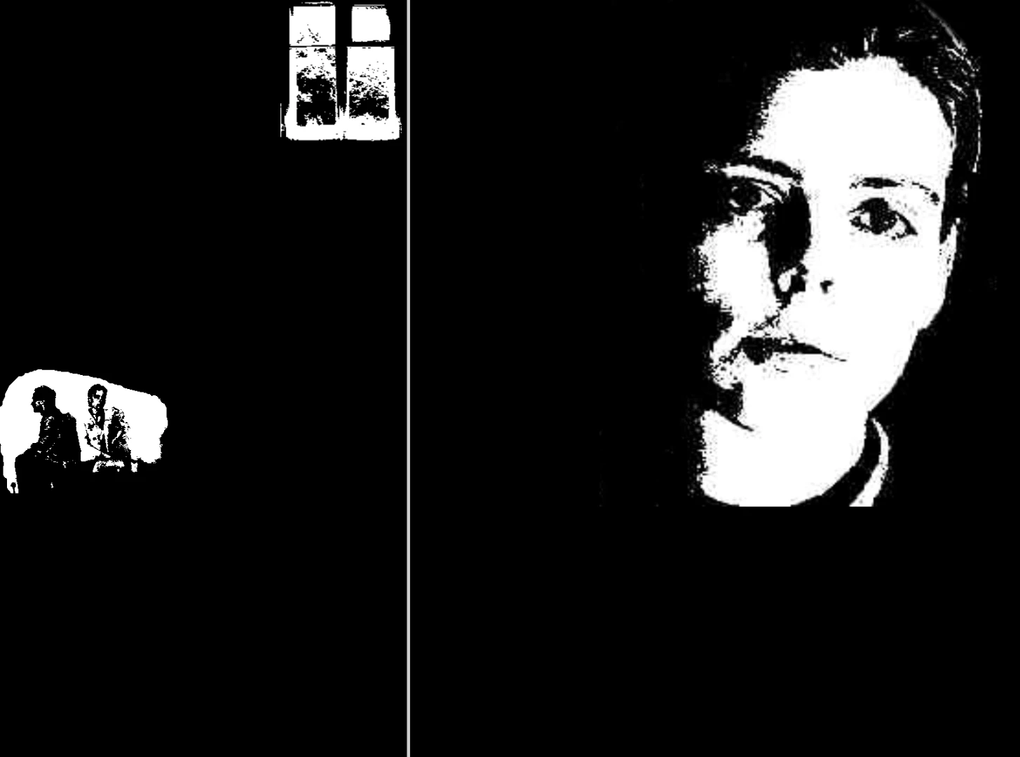 A screenshot from Olia Lialina's "netfilm" My Boyfriend Came Back From the War – the project can still be found online here