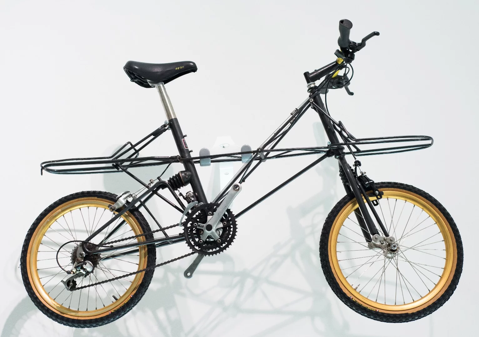 The AM-ATB Moulton Bicycle was the world's first full-suspension production mountain bike when it was created in 1988