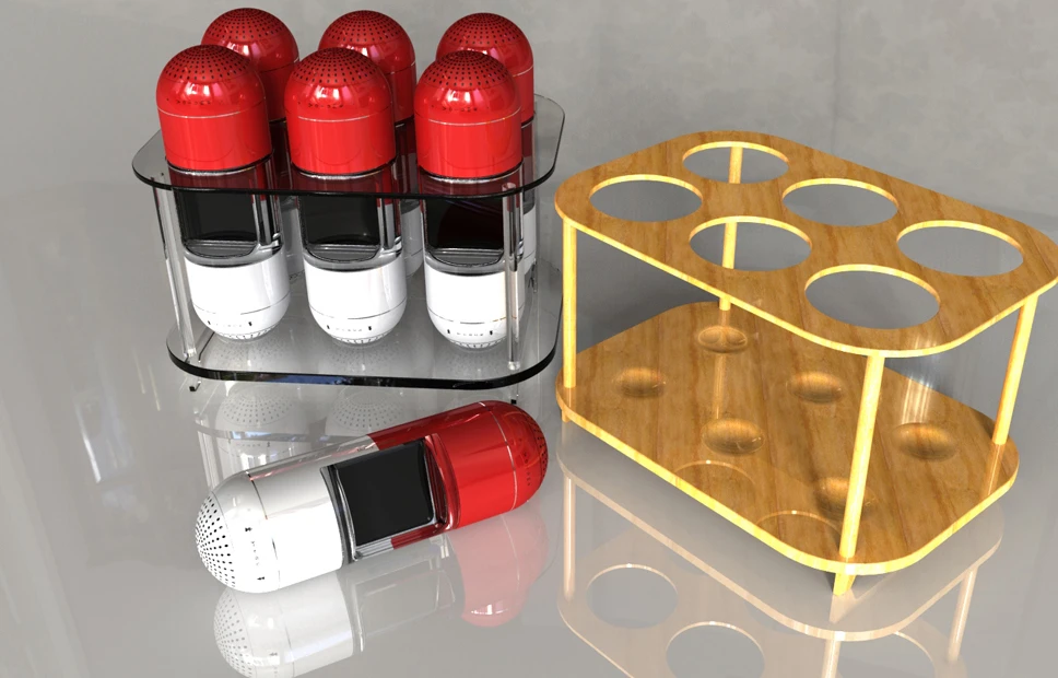 The Pill is a new speaker dock, designed specifically for the sixth-generation iPod nano