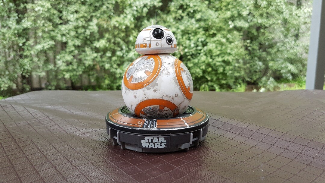 The new edition of BB-8 comes with a battle-worn paint job, which gives the little droid a bit more personality