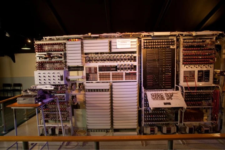 Colossus was the world's first programmable digital electronic computer and gave the Allies an advantage over Axis forces in the Second World War