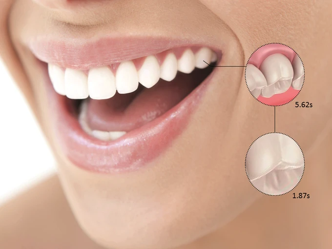 The company claims it cleans your teeth in 1.87 seconds