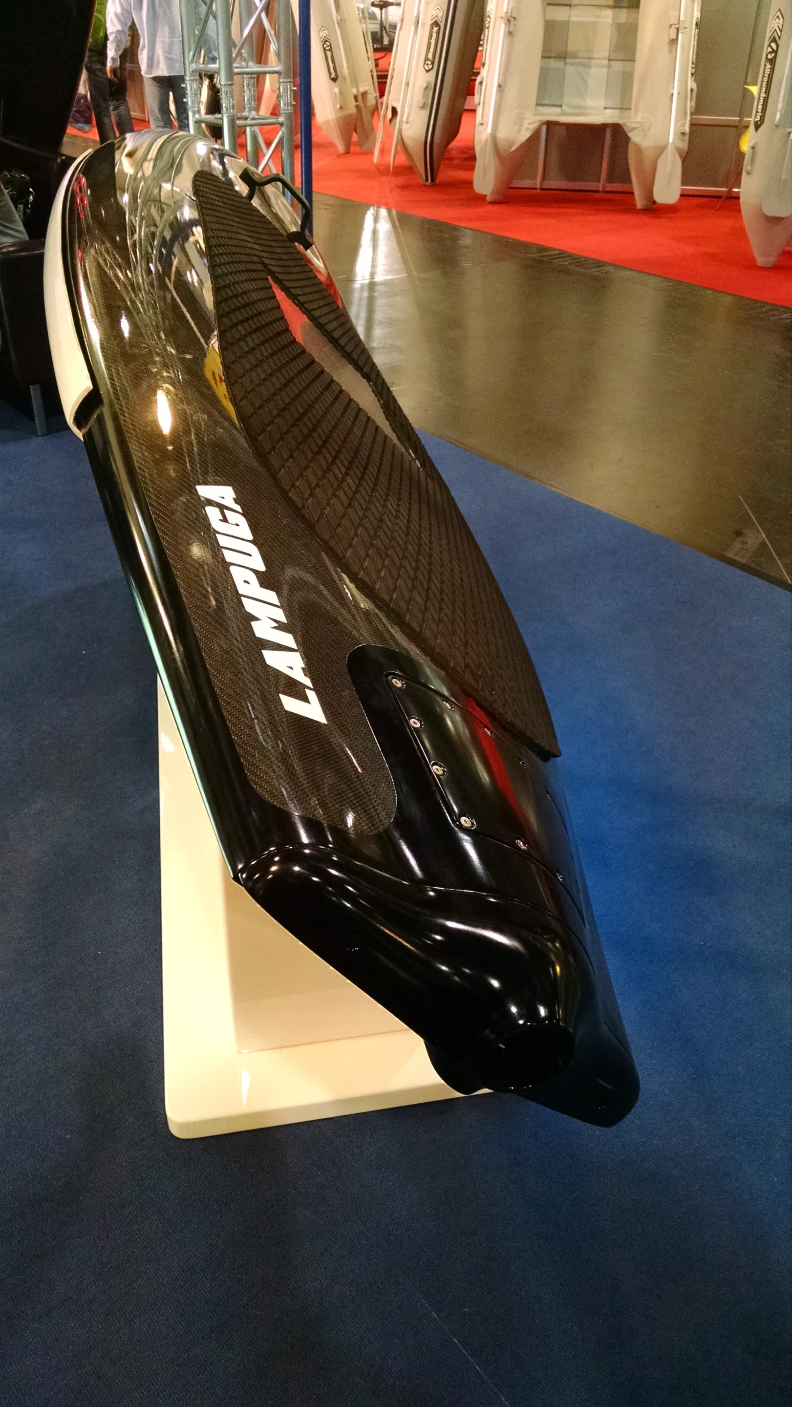 The Lampuga e-surfboard has a 15-hp jet drive (Photo: C.C. Weiss/Gizmag)