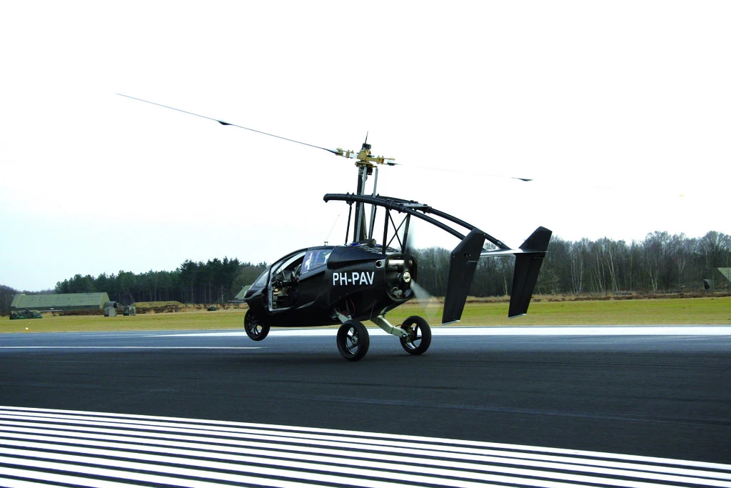 Pal-V: converts from tilting trike to gyroplane