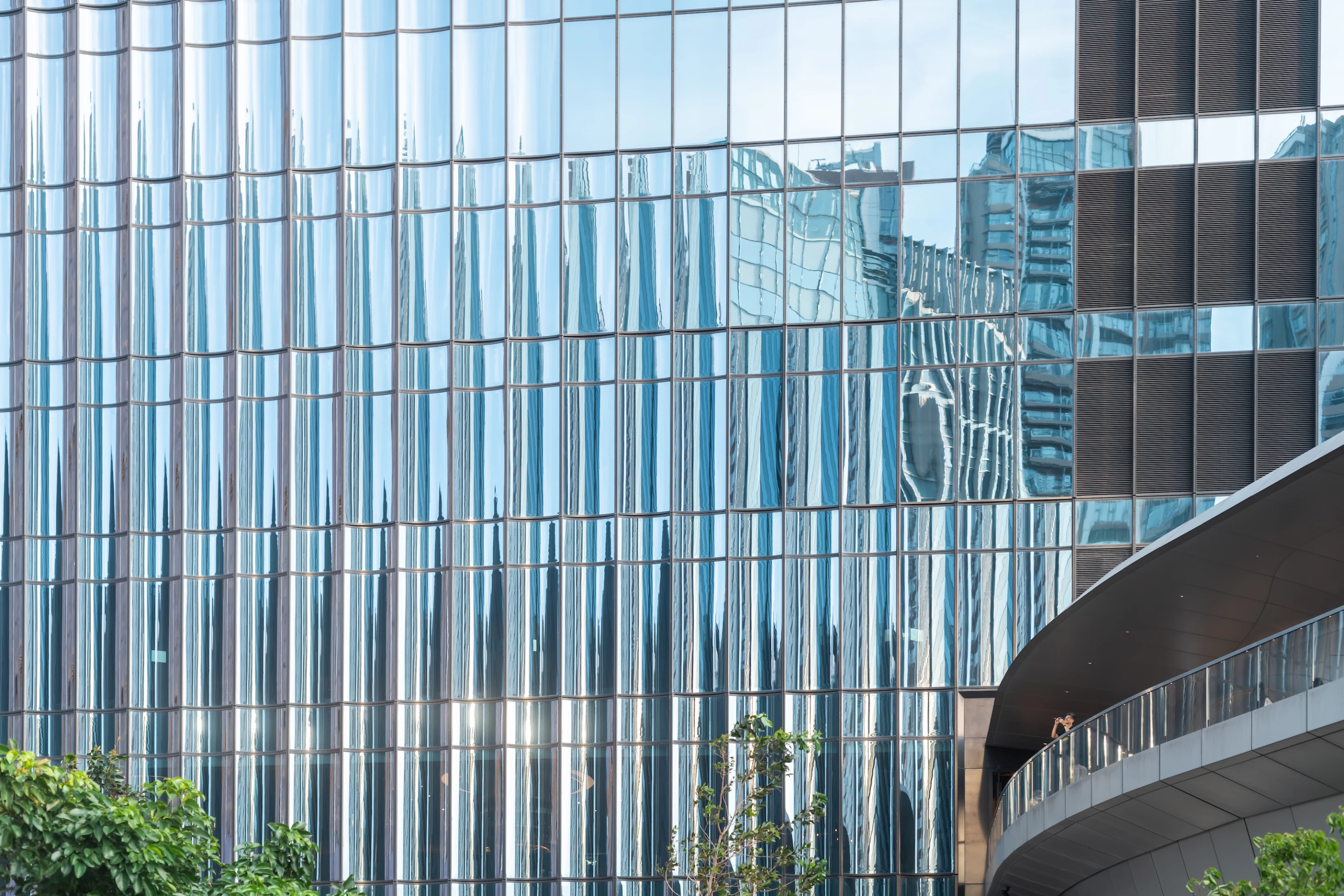 Airside's overall design is inspired by textiles and tailoring