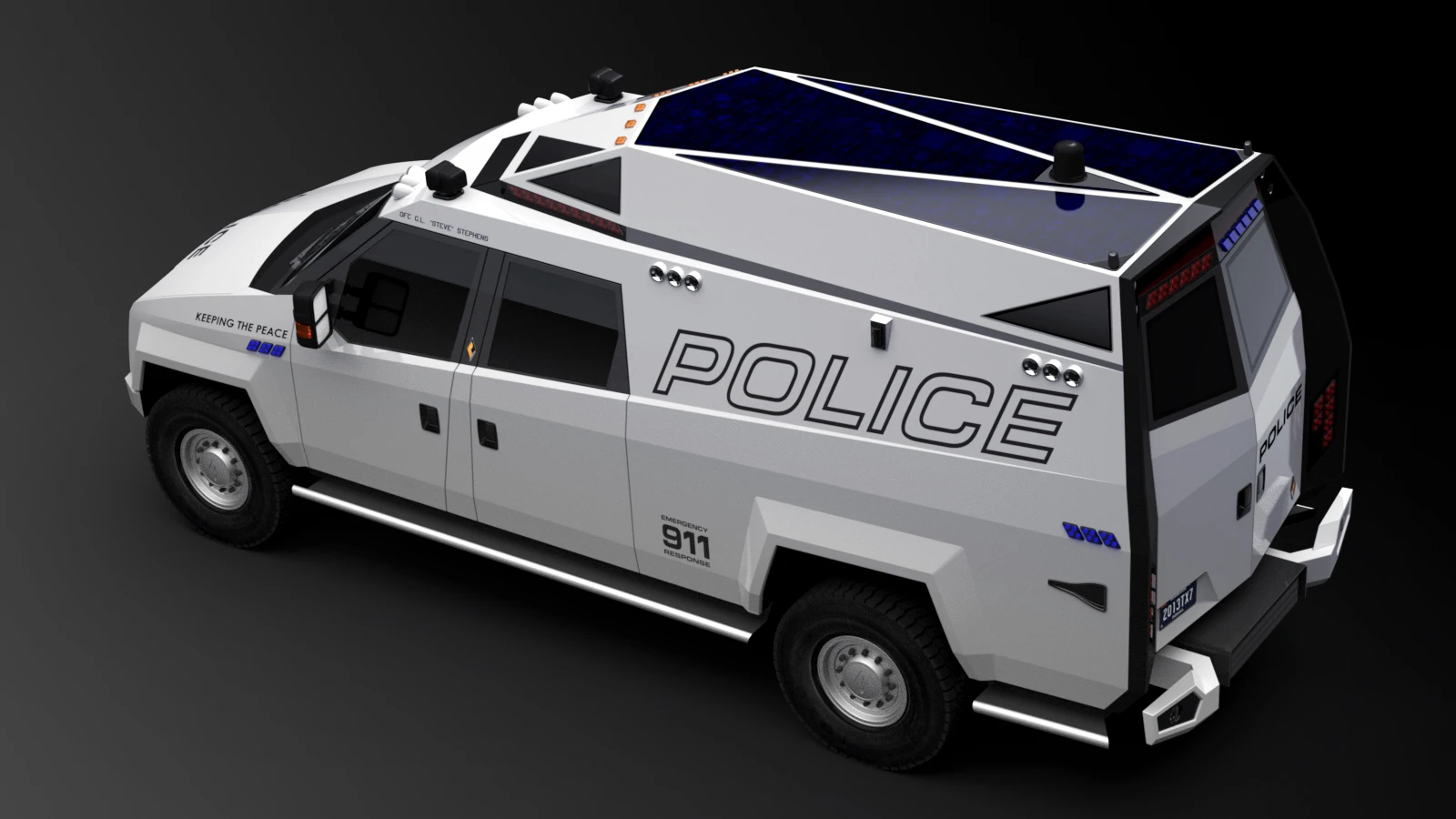 The TX7 can be configured with various types of equipment