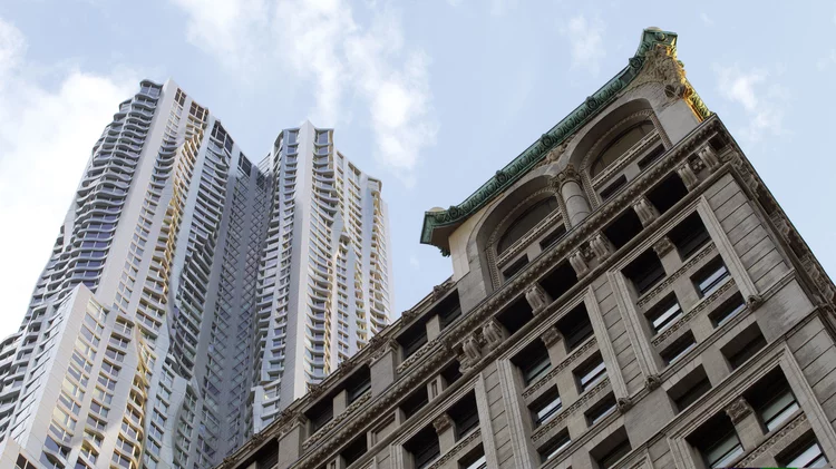 SkyHouse occupies the top four floors of a skyscraper situated in Lower Manhattan (Photo: David Hoston)
