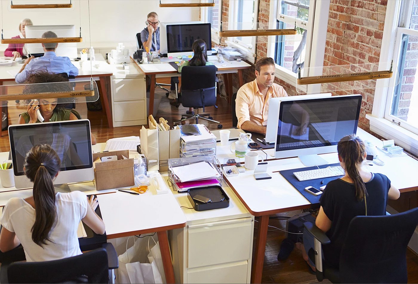 Each worker in an office can rock to their own rhythm
