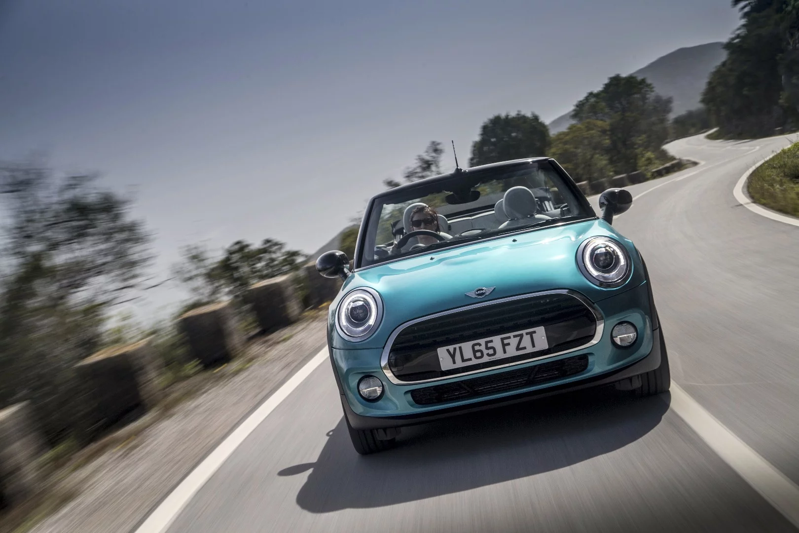 All MINI Convertible models are front-wheel drive with a six-speed manual transmission as standard equipment