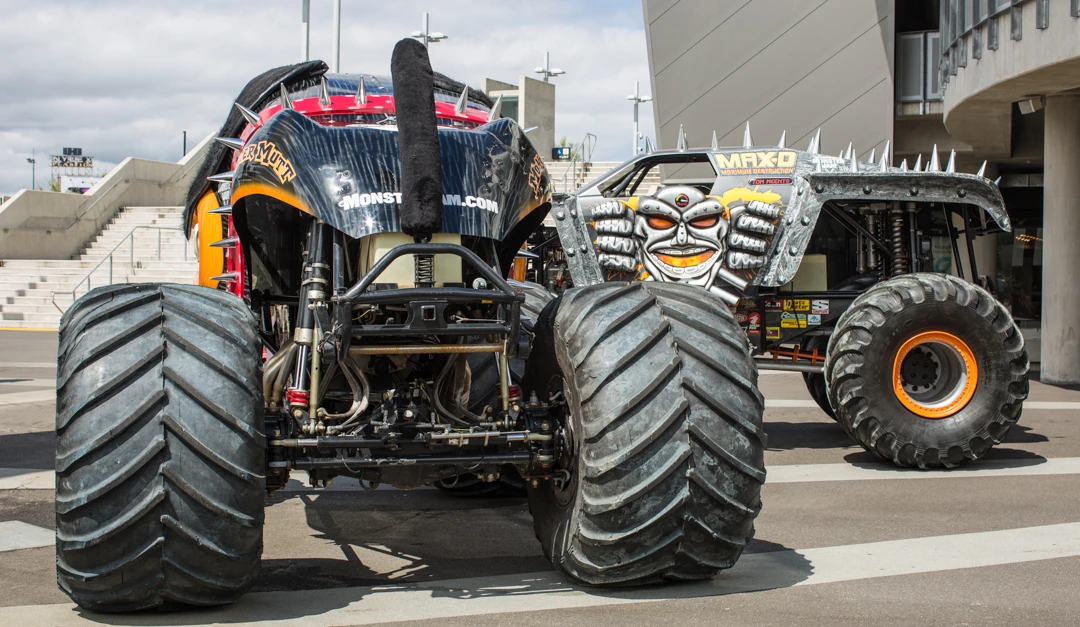 Monster Mutt before the show (Photo: Noel McKeegan/Gizmag.com)