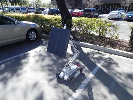 The Cougar20-H surveillance robot