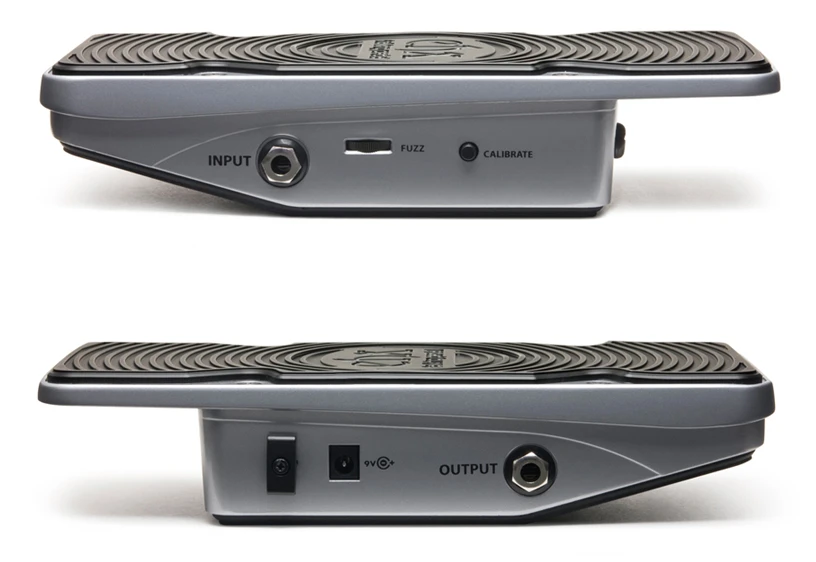 The Talking Pedal has a fixed fuzz gain setting that's blended into the sound using a thumb wheel control on the side of the unit, which adds a pretty mean growl at full tilt