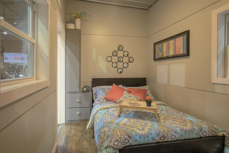 The main bedroom is on the ground floor