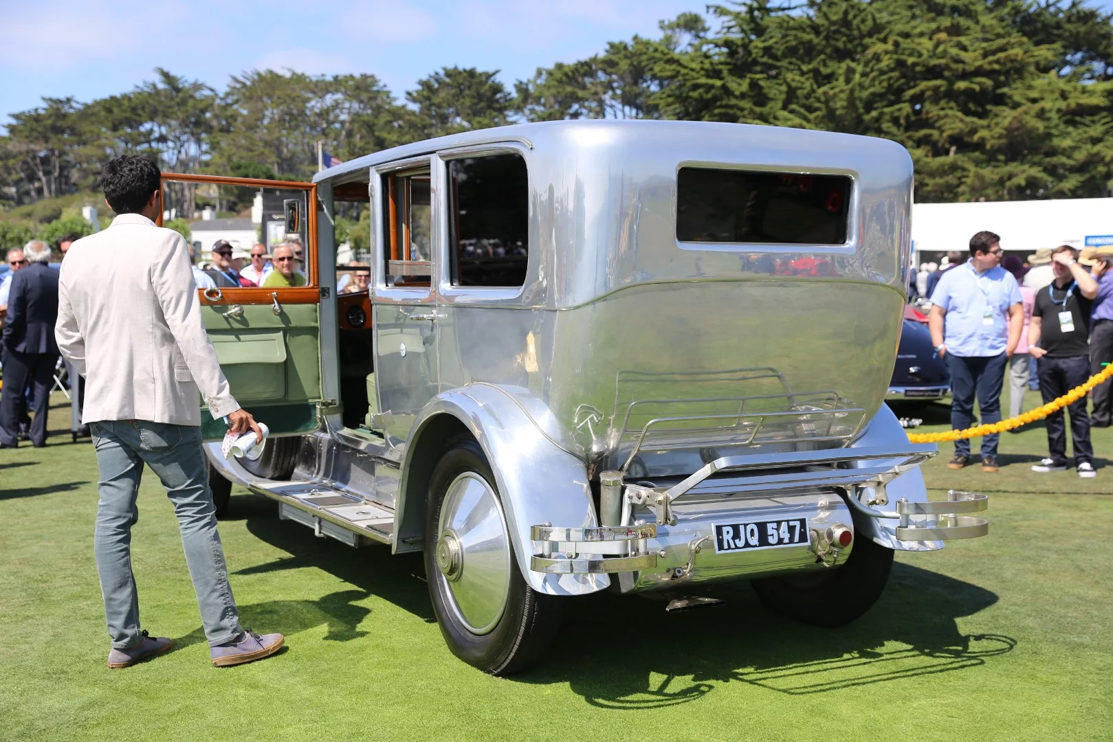 Gonna need more polish...the 1927 Rolls Royce Phantom I Windovers Limousine courtesy of the Motor Cars of the Raj display