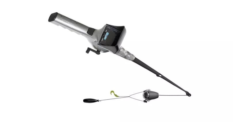 The FishEyes rod and reel features a submersible video camera, that providers anglers with a real-time image of their lure and the fish around it (Image: NextSport)