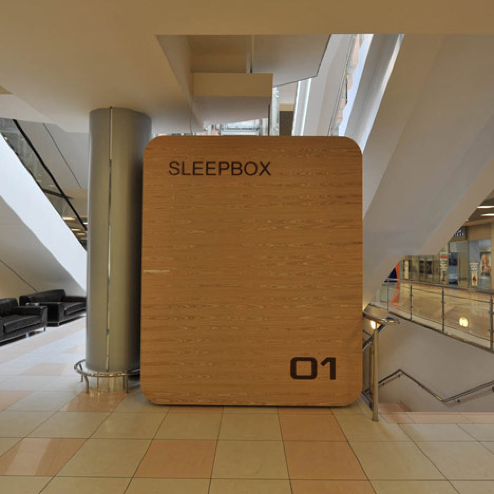 First airport installation of Arch Group's Sleepbox