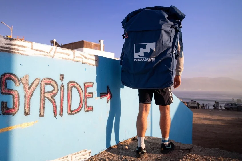 The whole thing can be carried in a backpack