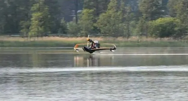 FlyNano has posted video of its electric microlight aircraft's first test flight