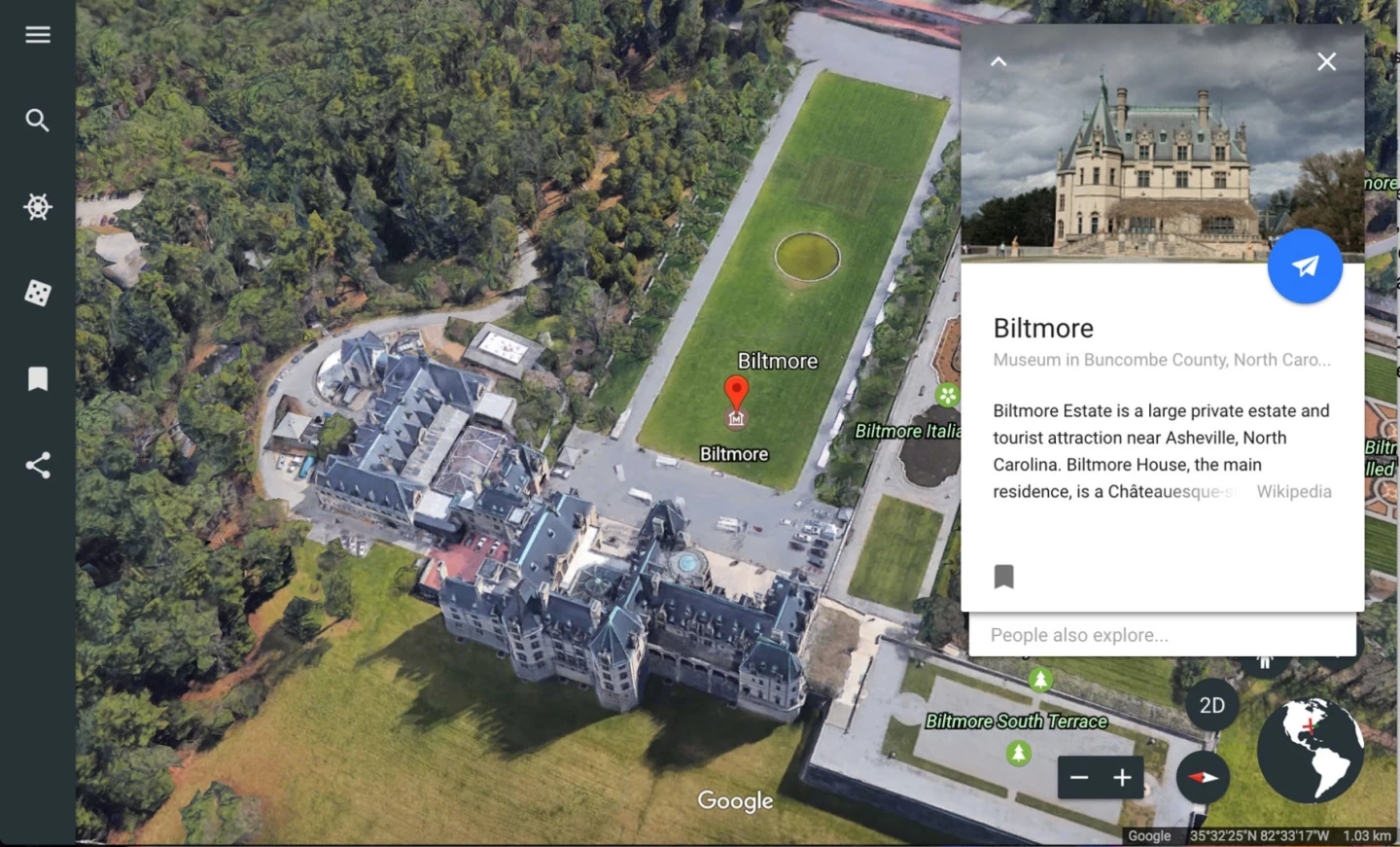 You can now explore attractions in 3D using Google Earth