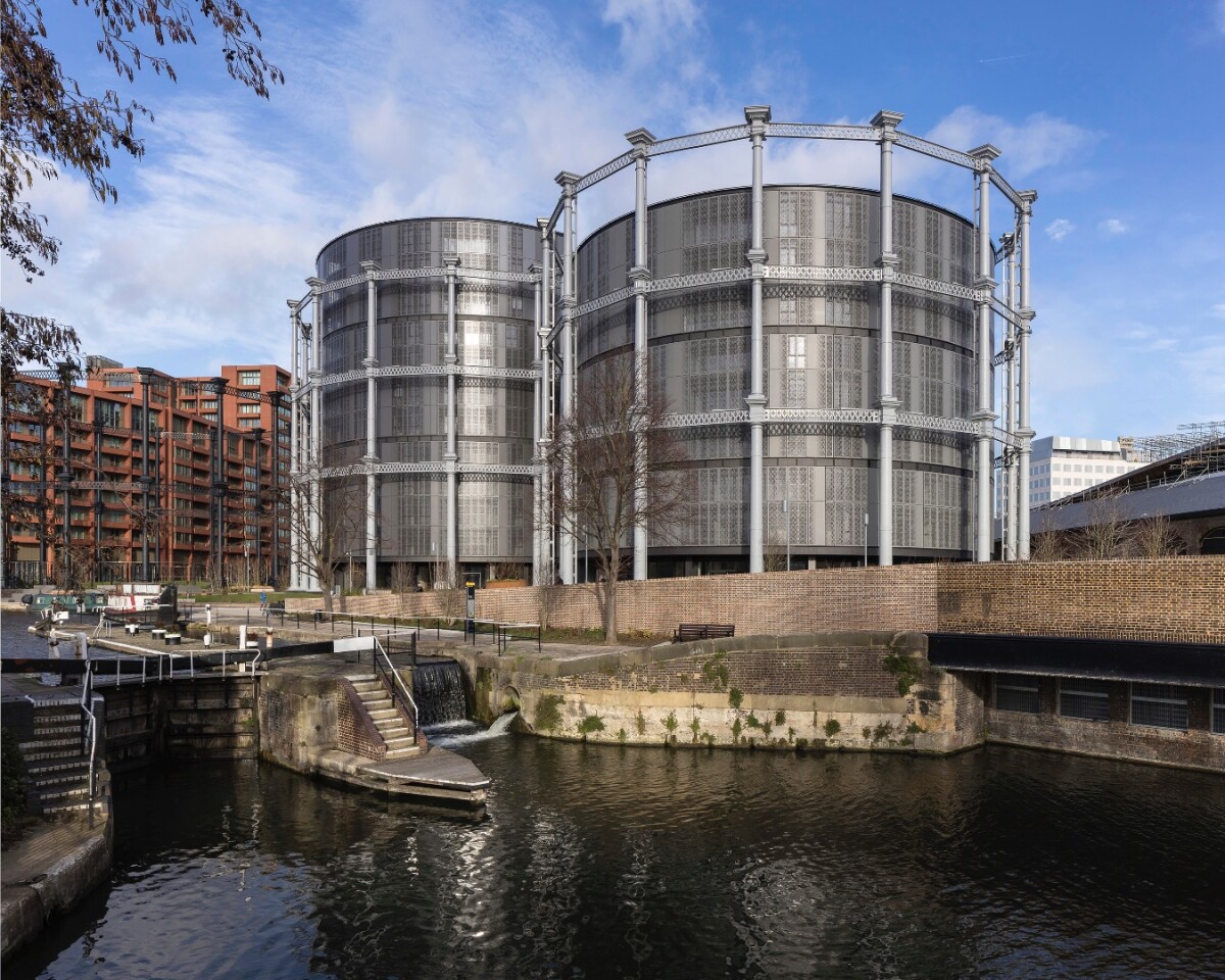 Gasholders was designed by WilkinsonEyre with Jonathan Tuckey Design