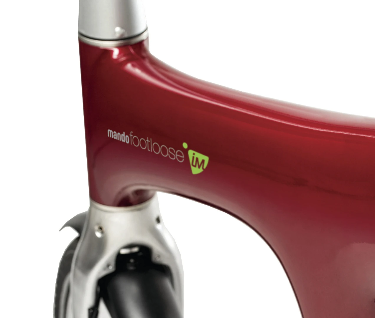 The Mando Footloose IM features a polished aluminum alloy frame with a protective plastic coating (Image: Mando)
