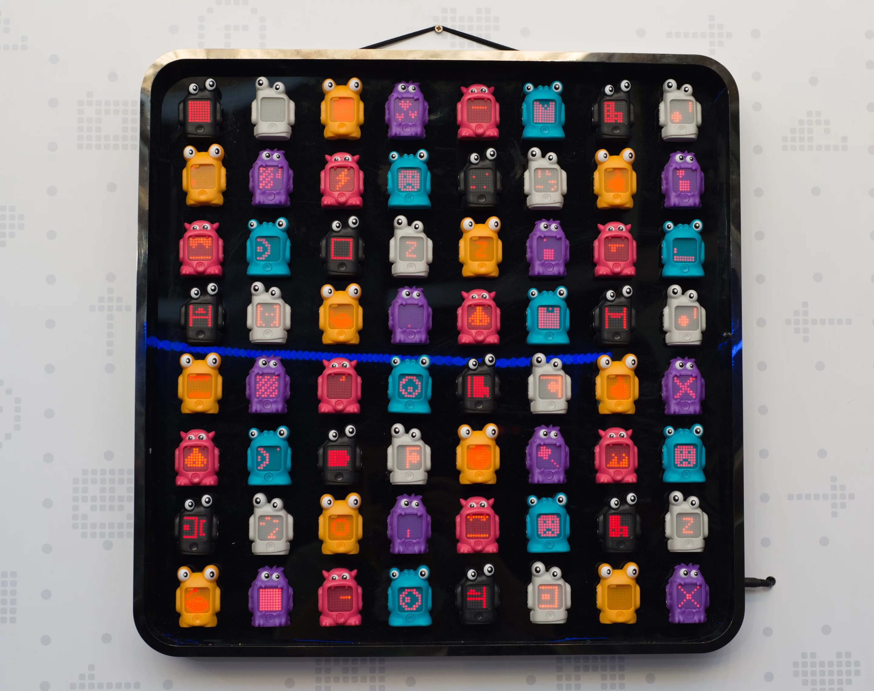 PIXL are little pixel based characters which come pre-loaded with emojis and animations which can be shared with friends by clicking them together