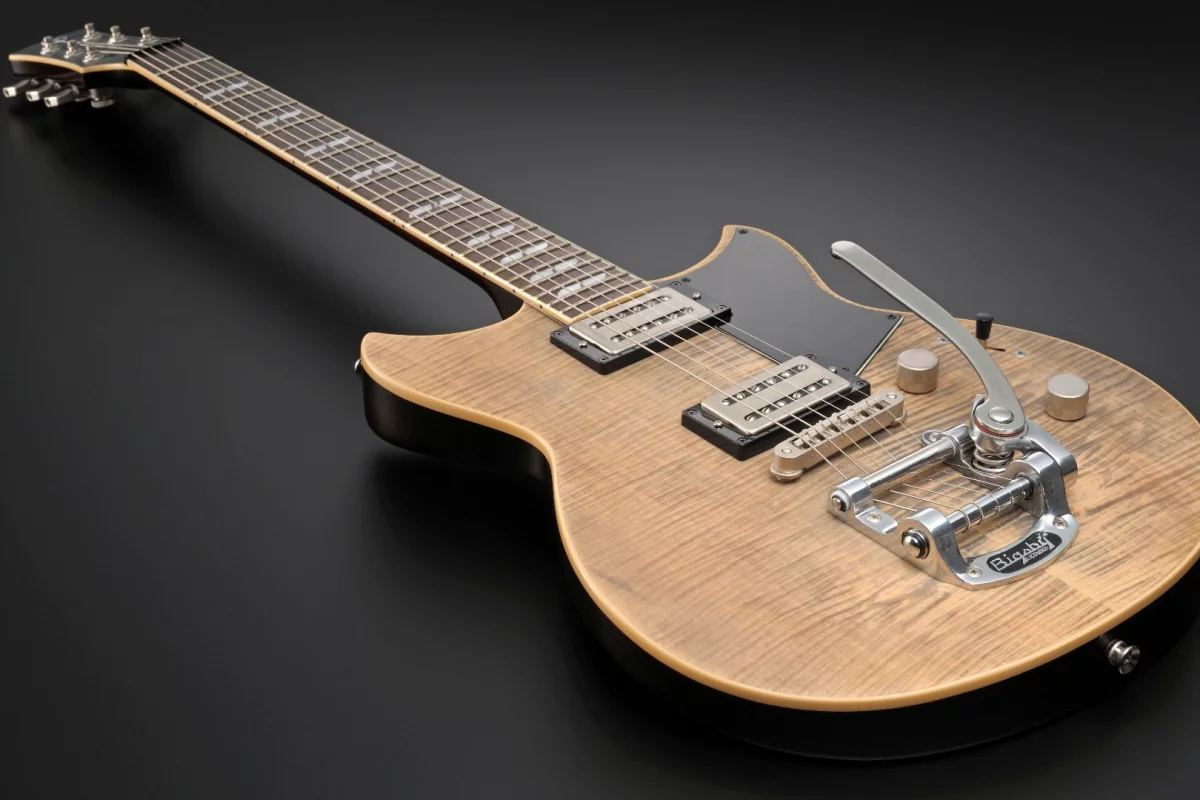 The only guitar in the RevStar series with a Bigsby vibrato system is the RS720B