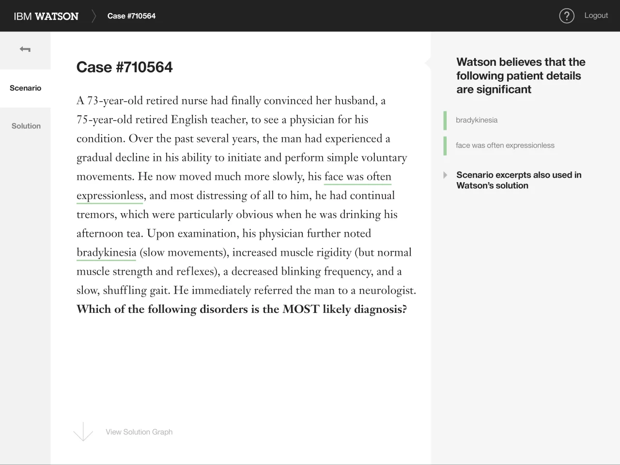 WatsonPaths uses a transparent reasoning path