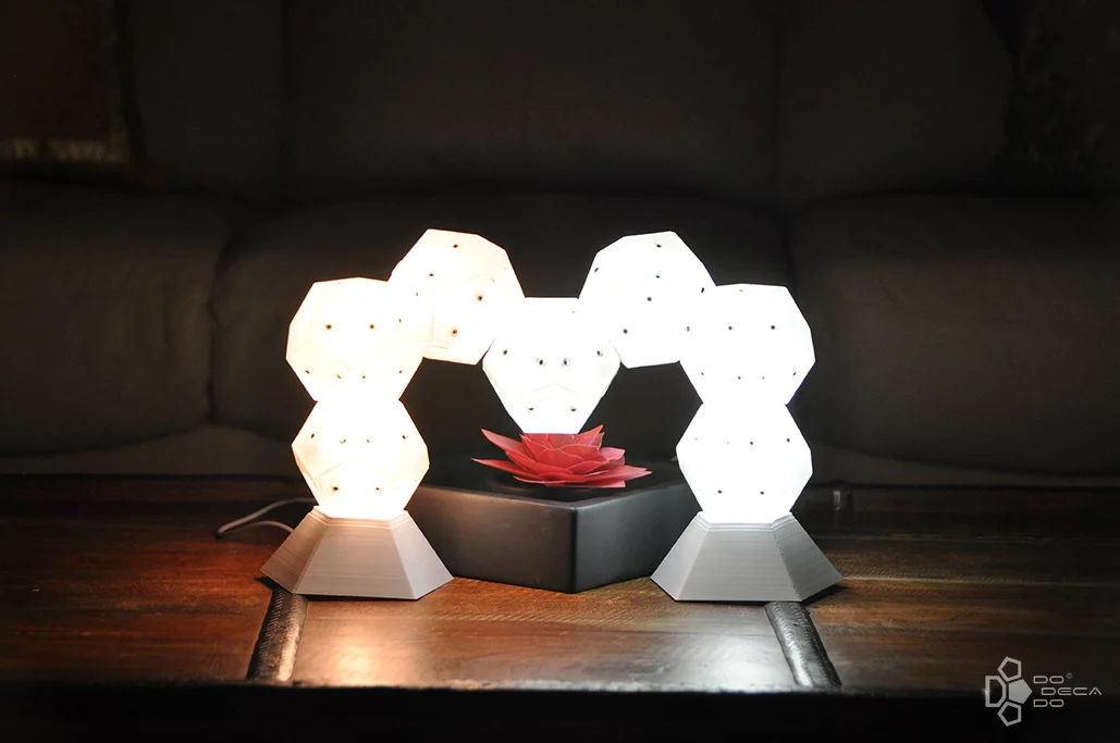 Dodecado is LED lighting with the ability to be transformed