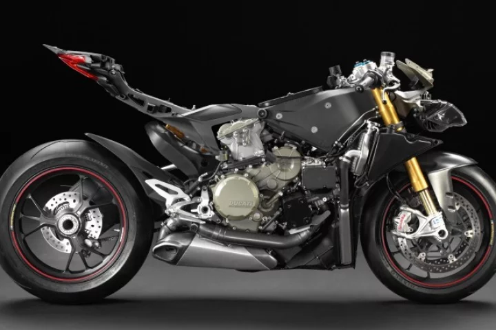 The Ducati 1199 Panigale looks like a bucket of slop with its clothes off