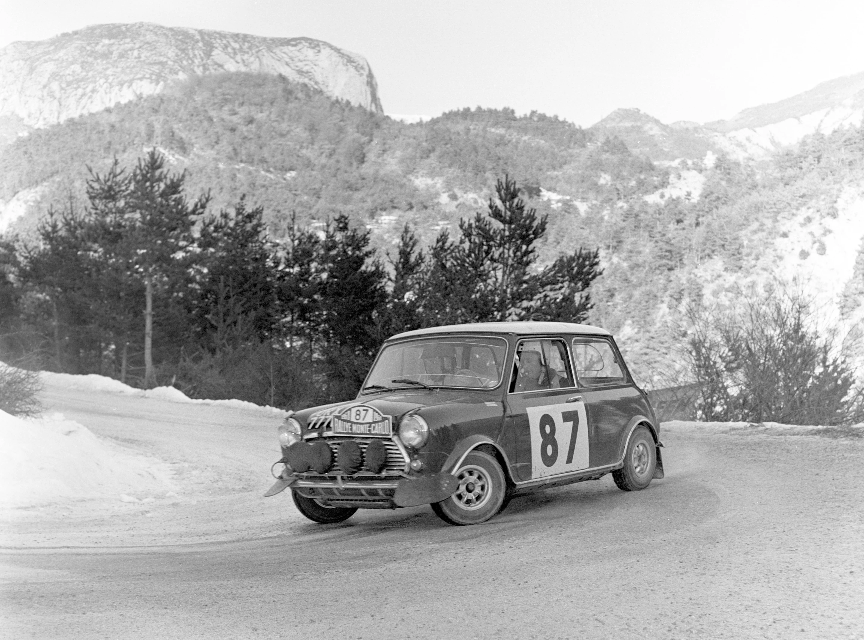 Mini during its Monte Carlo-winning period in the early sixties
