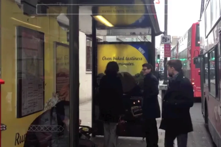 Bus shelters across the UK will smell like baked potatoes, thanks to a new advertising campaign to promote McCain's ready-baked potato