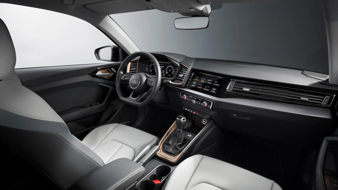 Changes inside the A1 include a complete interior makeover with lots of trickle-down from Audis higher up the model lines