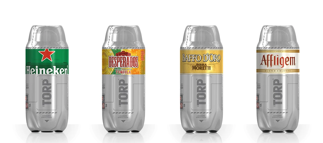 The Torp comes in a choice of beers with more to follow