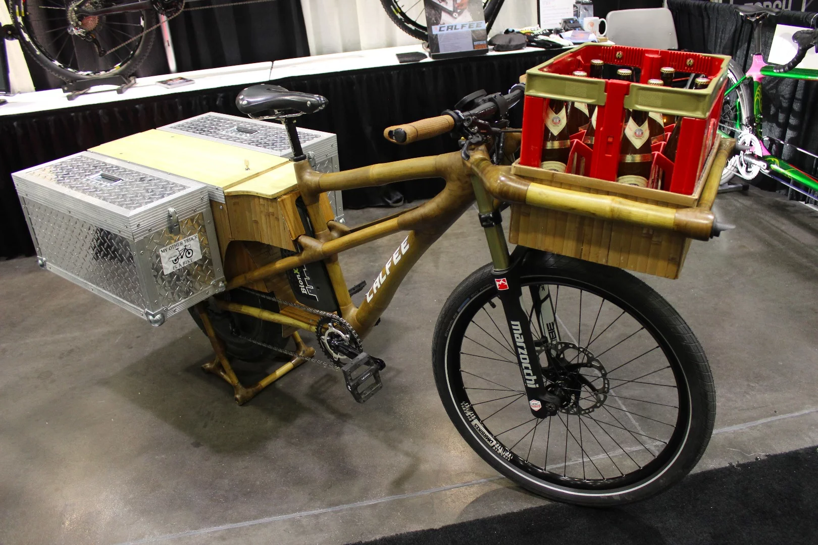 Calfee Design's Car Killer bamboo e-bike